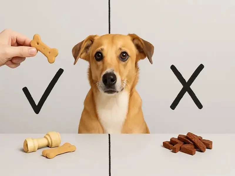 غذاهای تشویقی مضر برای سگهای خانگی