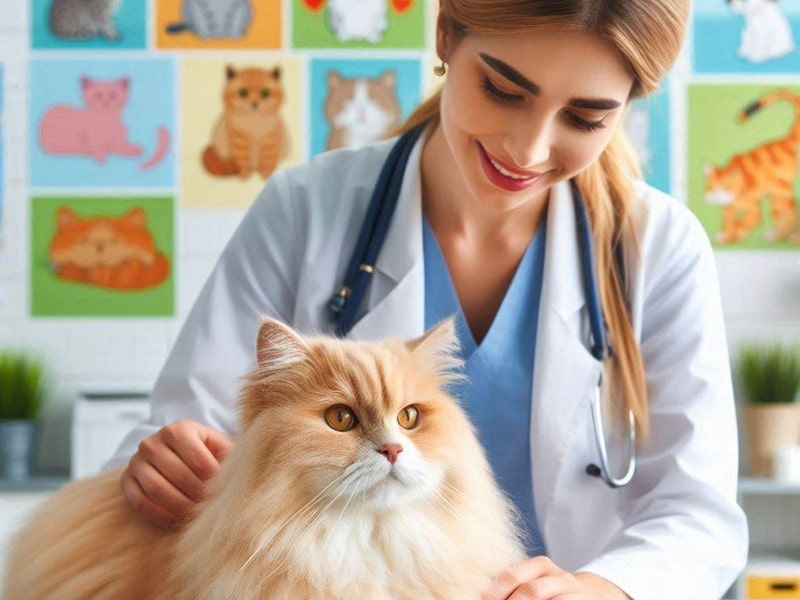 عوارض مصرف غذای تقلبی گربه